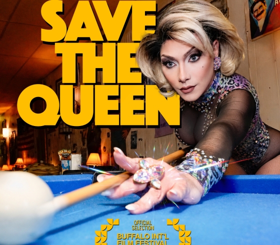 Poster promoting the film Save the Queen
