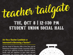 teacher tailgate poster